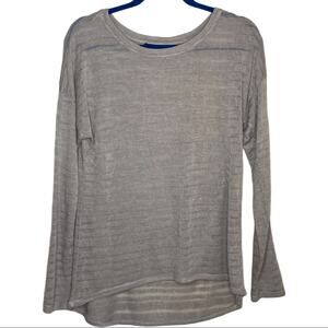 APT 9. Light Brown Sheer Lightweight Long Sleeve Women's Size Medium